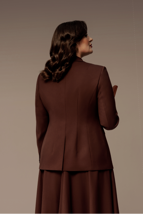 Жакет Однобортный 5 вид сзади